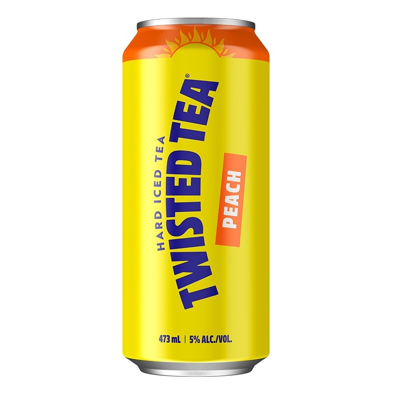 Twisted Tea Peach Tall Can